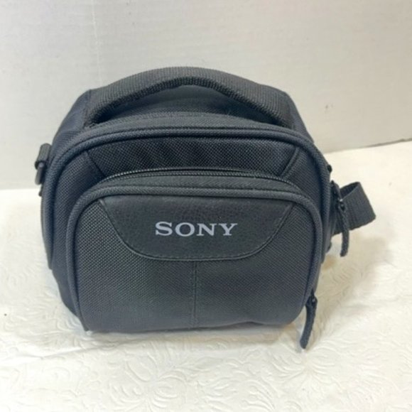 Sony Soft Camcorder/Camera Carrying Case w/Adj Strap & Handle Black 6x4x5" - Picture 3 of 12
